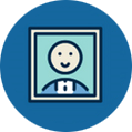 Clear Color Passport Sized Photograph of you